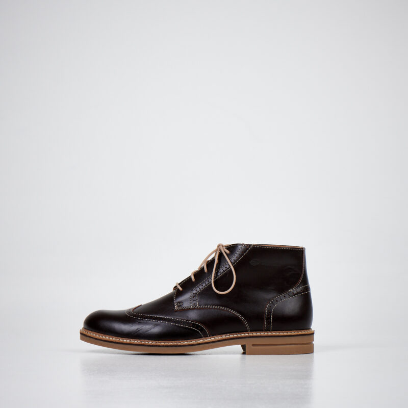 Dark Brown Ankle Boots 424 - obrazek 3