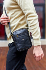 Skórzana torba męska do pracy — Peterson-12