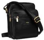 Pojemna, skórzana torba męska z kieszeniami — Peterson-10