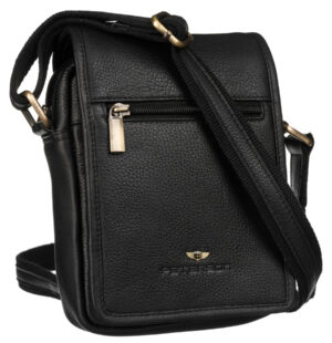 Skórzana listonoszka męska z kieszonkami - Peterson-1