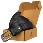 Gładki pasek męski do garnituru - Peterson-1