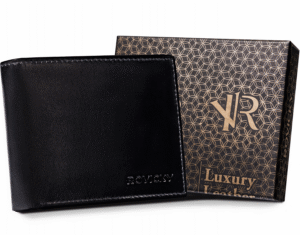 Elegancki portfel męski z dużą sekcją na dokumenty - Rovicky-1