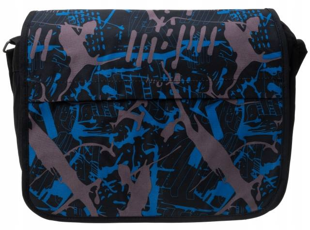 Młodzieżowa torba z poliestru z szerokim, regulowanym paskiem - Loren-1 Młodzieżowa torba z poliestru z szerokim, regulowanym paskiem - Loren-1