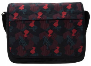 Młodzieżowa torba z poliestru z szerokim, regulowanym paskiem - Loren-1