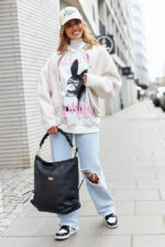 Shopperka w typie worka ze skóry naturalnej - Peterson-1