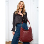 Shopperka w typie worka ze skóry naturalnej - Peterson-2