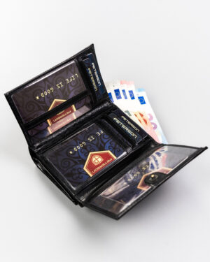 Elegancki portfel damski ze skóry naturalnej - Peterson-1