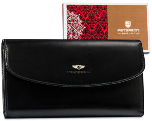 Elegancki, duży portfel damski ze skóry naturalnej - Peterson-1