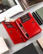 Skórzany portfel damski średnich rozmiarów - Peterson-4