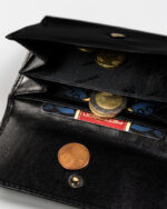 Skórzany, średni portfel damski na zatrzask - Peterson-8