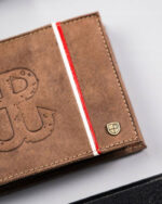 Skórzany portfel męski z patriotycznym wzorem - Peterson-2