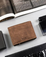 Skórzany portfel męski z patriotycznym wzorem - Peterson-3