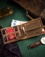 Skórzany portfel męski z patriotycznym wzorem - Peterson-4