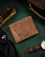 Skórzany portfel męski z patriotycznym wzorem - Peterson-3