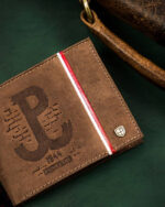 Skórzany portfel męski z patriotycznym wzorem - Peterson-2