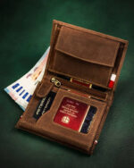 Duży, skórzany portfel męski z motywem patriotycznym - Peterson-4