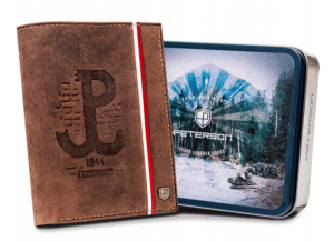 Skórzany portfel męski z motywem patriotycznym - Peterson-1
