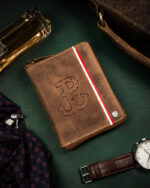 Duży, skórzany portfel męski z systemem RFID - Peterson-2