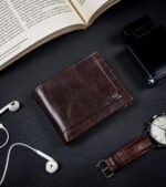 Skórzany portfel męski z ochroną kart RFID Protect - Rovicky-2