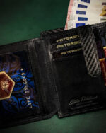 Skórzany portfel męski w orientacji pionowej zamykany na zatrzask - Peterson-4