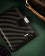 Skórzany portfel męski w orientacji pionowej zamykany na zatrzask - Peterson-2