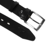 Szeroki pasek męski do spodni z metalową klamrą - Rovicky-6