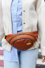 Klasyczna damska nerka biodrowa ze ekologicznej - Peterson-8