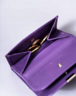 Mały, skórzany portfel damski na zatrzask - Peterson-9