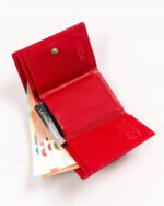 Mały, skórzany portfel damski na zatrzask - Peterson-6