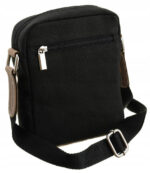 Skórzana, męska torba na ramię z kieszonką zewnętrzną - Always Wild-2