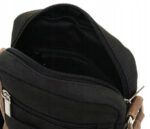 Skórzana, męska torba na ramię z kieszonką zewnętrzną - Always Wild-6