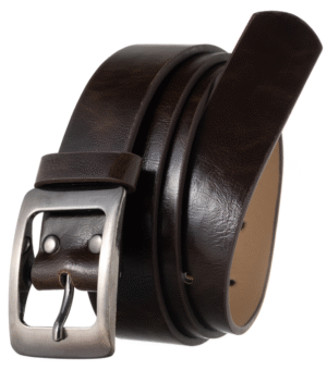 Cavaldi klasyczny pasek damski skórzany czarny-1