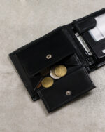 Skórzany portfel męski z kieszenią na dowód rejestracyjny - Cavaldi-10