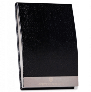 Wizytownik ze skóry ekologicznej - Peterson-1