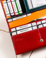 Skórzany portfel damski na zatrzask - 4U Cavaldi-7