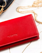 Skórzany portfel damski na zatrzask - 4U Cavaldi-3