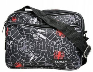 Męska, sportowa listonoszka z wytrzymałego poliestru - Loren-1