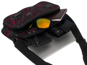 Męska, sportowa listonoszka z wytrzymałego poliestru - Loren-1