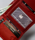 Portfel damski ze skóry naturalnej z portmonetką na bigiel, RFID - Cavaldi-7