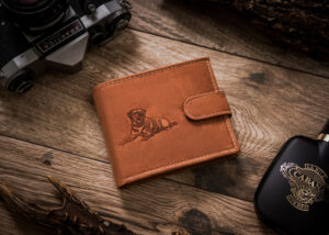 Elegancki portfel męski z nubukowej skóry naturalnej - Always Wild-1