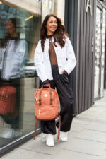 Podróżny plecak damski z wytrzymałego poliestru - LuluCastagnette-8