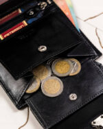 Zestaw prezentowy: skórzany portfel damski i brelok - Peterson-6