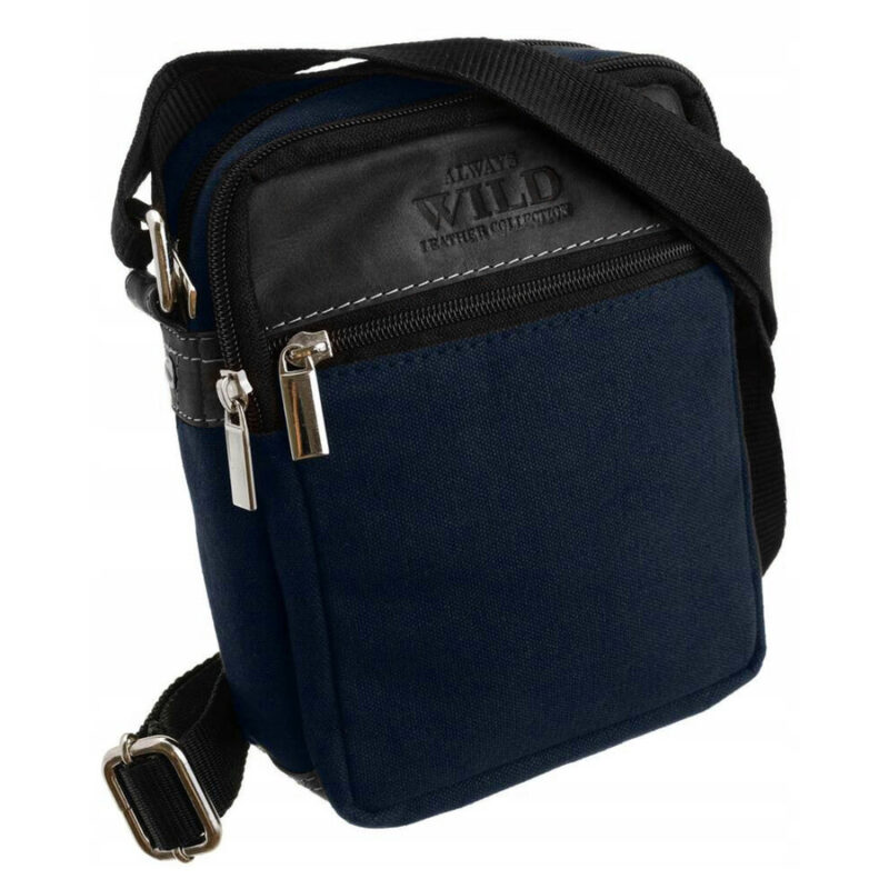 Pojemna listonoszka męska na ramię - Always Wild-1 Pojemna listonoszka męska na ramię - Always Wild-1