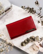 Duży, skórzany portfel damski na zatrzask - 4U Cavaldi-2