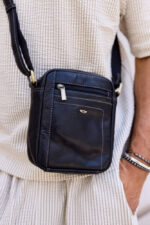 Skórzana torba męska na ramię - Peterson-2