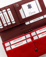 Duży portfel damski ze skóry naturalnej i ekologicznej - Rovicky-7