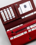 Duży portfel damski ze skóry naturalnej i ekologicznej - Rovicky-7