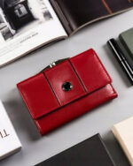 Zestaw prezentowy: skórzany portfel damski i woda perfumowana Velvet - Peterson-2