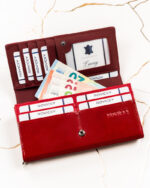 Duży portfel damski ze skóry naturalnej i ekologicznej - Rovicky-4