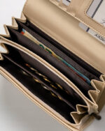 Duży, poziomy portfel damski ze skóry ekologicznej - 4U Cavaldi-8